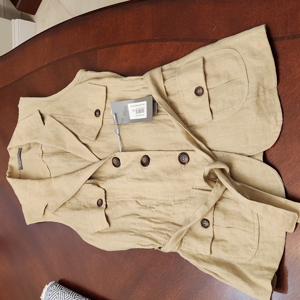 Linen vest